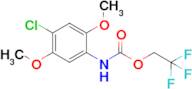 2,2,2-Trifluoroethyl n-(4-chloro-2,5-dimethoxyphenyl)carbamate