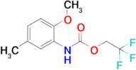 2,2,2-Trifluoroethyl n-(2-methoxy-5-methylphenyl)carbamate