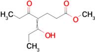 methyl 5-hydroxy-4-propanoylhept-4-enoate