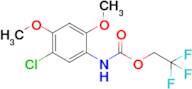 2,2,2-Trifluoroethyl n-(5-chloro-2,4-dimethoxyphenyl)carbamate