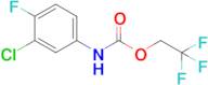 2,2,2-Trifluoroethyl n-(3-chloro-4-fluorophenyl)carbamate