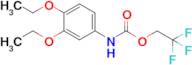 2,2,2-Trifluoroethyl n-(3,4-diethoxyphenyl)carbamate