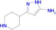 3-(Piperidin-4-yl)-1h-pyrazol-5-amine