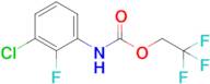 2,2,2-Trifluoroethyl n-(3-chloro-2-fluorophenyl)carbamate