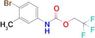 2,2,2-Trifluoroethyl n-(4-bromo-3-methylphenyl)carbamate