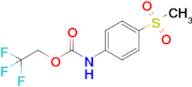 2,2,2-Trifluoroethyl n-(4-methanesulfonylphenyl)carbamate