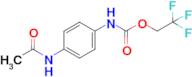 2,2,2-Trifluoroethyl n-(4-acetamidophenyl)carbamate