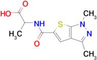 2-({1,3-dimethyl-1h-thieno[2,3-c]pyrazol-5-yl}formamido)propanoic acid