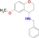 n-Benzyl-6-methoxy-3,4-dihydro-2h-1-benzopyran-4-amine