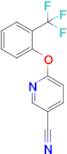 6-[2-(trifluoromethyl)phenoxy]pyridine-3-carbonitrile