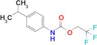 2,2,2-Trifluoroethyl n-[4-(propan-2-yl)phenyl]carbamate