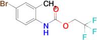 2,2,2-Trifluoroethyl n-(4-bromo-2-methylphenyl)carbamate