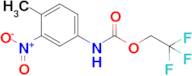 2,2,2-Trifluoroethyl n-(4-methyl-3-nitrophenyl)carbamate