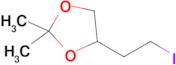 4-(2-Iodoethyl)-2,2-dimethyl-1,3-dioxolane