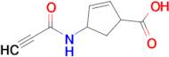 4-(Prop-2-ynamido)cyclopent-2-ene-1-carboxylic acid