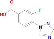 3-Fluoro-4-(1h-1,2,4-triazol-1-yl)benzoic acid