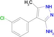 4-(3-chlorophenyl)-5-methyl-1H-pyrazol-3-amine