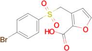 3-[(4-bromobenzenesulfonyl)methyl]furan-2-carboxylic acid