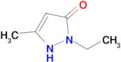 2-ethyl-5-methyl-2,3-dihydro-1H-pyrazol-3-one