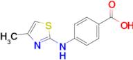 4-[(4-methyl-1,3-thiazol-2-yl)amino]benzoic acid