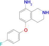 5-(4-Fluorophenoxy)-1,2,3,4-tetrahydroisoquinolin-8-amine