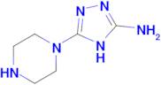 5-(Piperazin-1-yl)-4h-1,2,4-triazol-3-amine