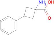 1-Amino-3-phenylcyclobutane-1-carboxylic acid