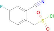 (2-Cyano-4-fluorophenyl)methanesulfonyl chloride