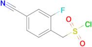 (4-Cyano-2-fluorophenyl)methanesulfonyl chloride
