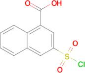 3-(Chlorosulfonyl)naphthalene-1-carboxylic acid