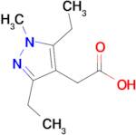 2-(3,5-Diethyl-1-methyl-1h-pyrazol-4-yl)acetic acid