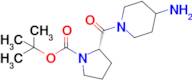 Tert-butyl (2s)-2-(4-aminopiperidine-1-carbonyl)pyrrolidine-1-carboxylate