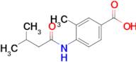 3-Methyl-4-(3-methylbutanamido)benzoic acid