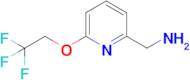 [6-(2,2,2-trifluoroethoxy)pyridin-2-yl]methanamine