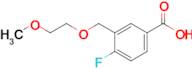 4-Fluoro-3-[(2-methoxyethoxy)methyl]benzoic acid