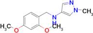 n-[(2,4-dimethoxyphenyl)methyl]-1-methyl-1h-pyrazol-4-amine