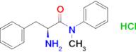 (2s)-2-Amino-N-methyl-n,3-diphenylpropanamide hydrochloride