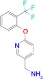 {6-[2-(trifluoromethyl)phenoxy]pyridin-3-yl}methanamine