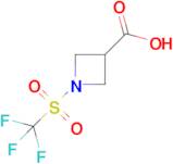 1-Trifluoromethanesulfonylazetidine-3-carboxylic acid