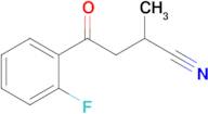 4-(2-Fluorophenyl)-2-methyl-4-oxobutanenitrile