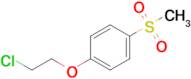 1-(2-Chloroethoxy)-4-methanesulfonylbenzene