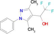 1-(3,5-Dimethyl-1-phenyl-1h-pyrazol-4-yl)-2,2,2-trifluoroethan-1-ol