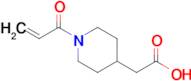 2-[1-(prop-2-enoyl)piperidin-4-yl]acetic acid