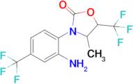 3-[2-amino-4-(trifluoromethyl)phenyl]-4-methyl-5-(trifluoromethyl)-1,3-oxazolidin-2-one