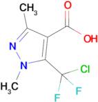 5-(Chlorodifluoromethyl)-1,3-dimethyl-1h-pyrazole-4-carboxylic acid