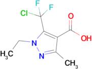 5-(Chlorodifluoromethyl)-1-ethyl-3-methyl-1h-pyrazole-4-carboxylic acid