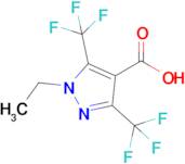 1-Ethyl-3,5-bis(trifluoromethyl)-1h-pyrazole-4-carboxylic acid