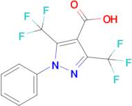 1-Phenyl-3,5-bis(trifluoromethyl)-1h-pyrazole-4-carboxylic acid