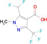 5-(Difluoromethyl)-1-methyl-3-(trifluoromethyl)-1h-pyrazole-4-carboxylic acid