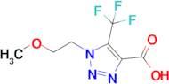 1-(2-Methoxyethyl)-5-(trifluoromethyl)-1h-1,2,3-triazole-4-carboxylic acid